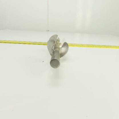 5-Blade Stainless Steel Mixer Agitator Stirrer 5/8" Shaft 17-1/2" OAL