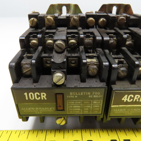 Allen Bradley 700-N800A1 AC Relay 60A 120-300VAC Lot Of 2