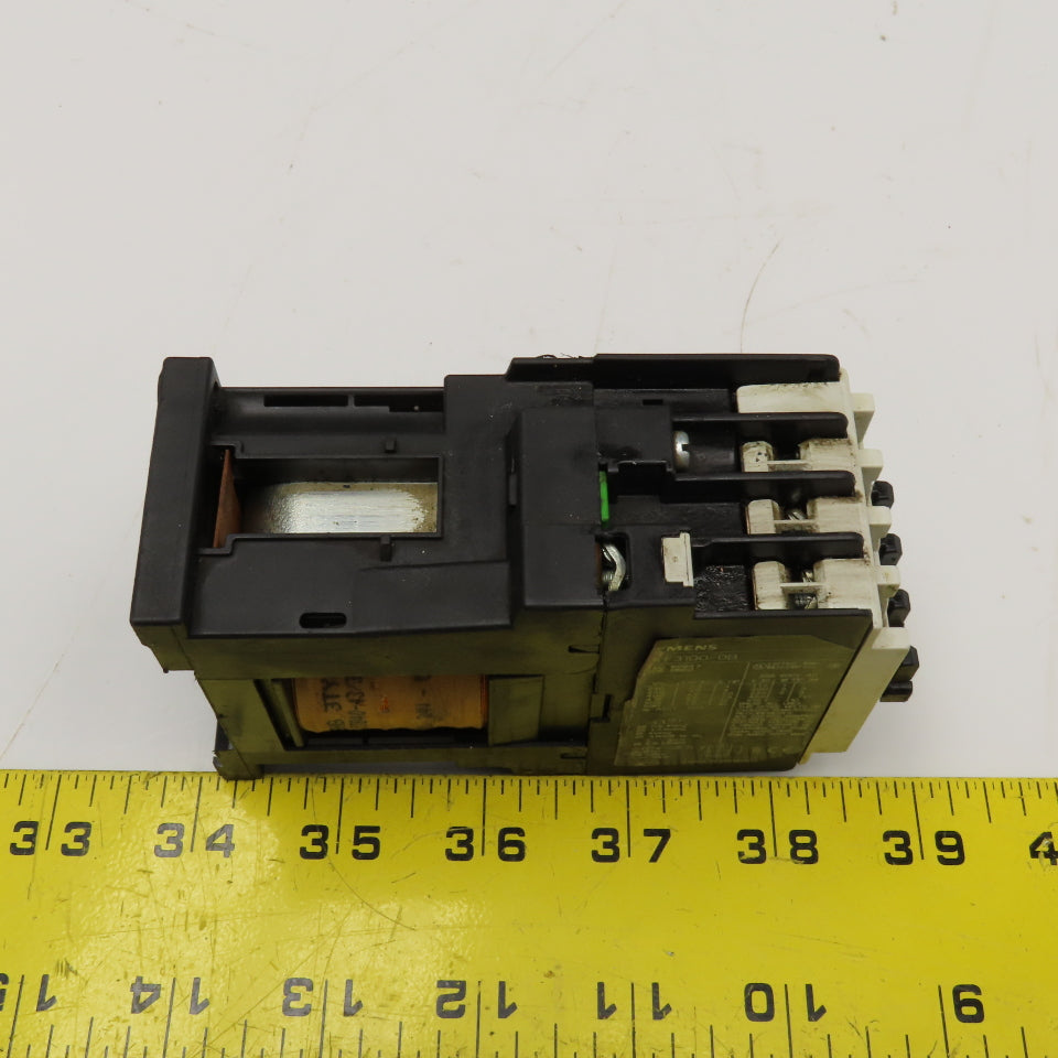 Siemens 3TF3100-0B 600V 10Hp 20A Contactor 24VDC Coil