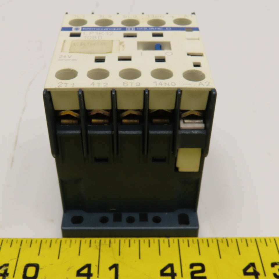 Telemecanique LP1K12 10BD 600V 10Hp Contactor 24VDC