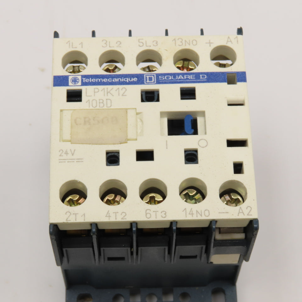 Telemecanique LP1K12 10BD 600V 10Hp Contactor 24VDC