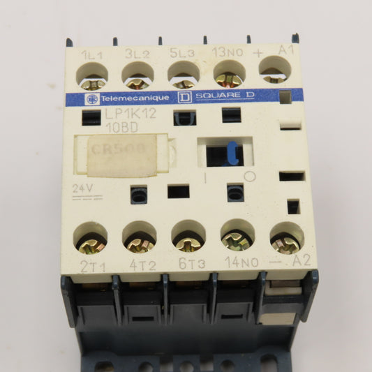 Telemecanique LP1K12 10BD 600V 10Hp Contactor 24VDC