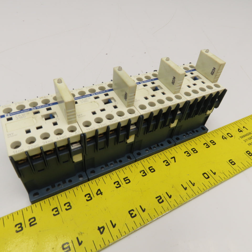 Telemecanique CA3KN 31BD 600V 8kVa Contactor 24VDC Coil Lot Of 4