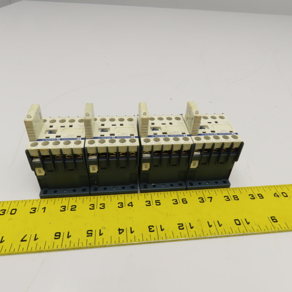 Telemecanique CA3KN 31BD 600V 8kVa Contactor 24VDC Coil Lot Of 4