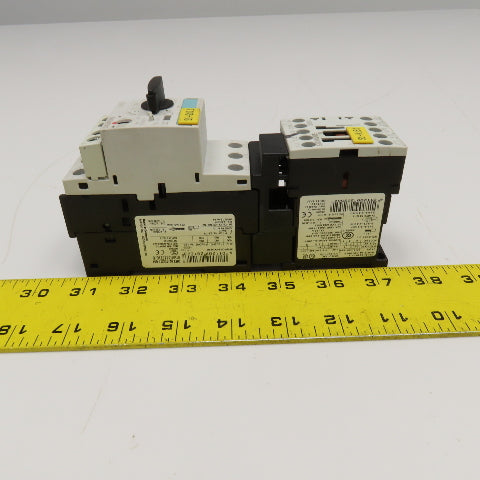 Siemens 3RT1015-1BB42 3RV1021-0CA10 600V Contactor 0.18-0.25A Trip 24VDC Coil