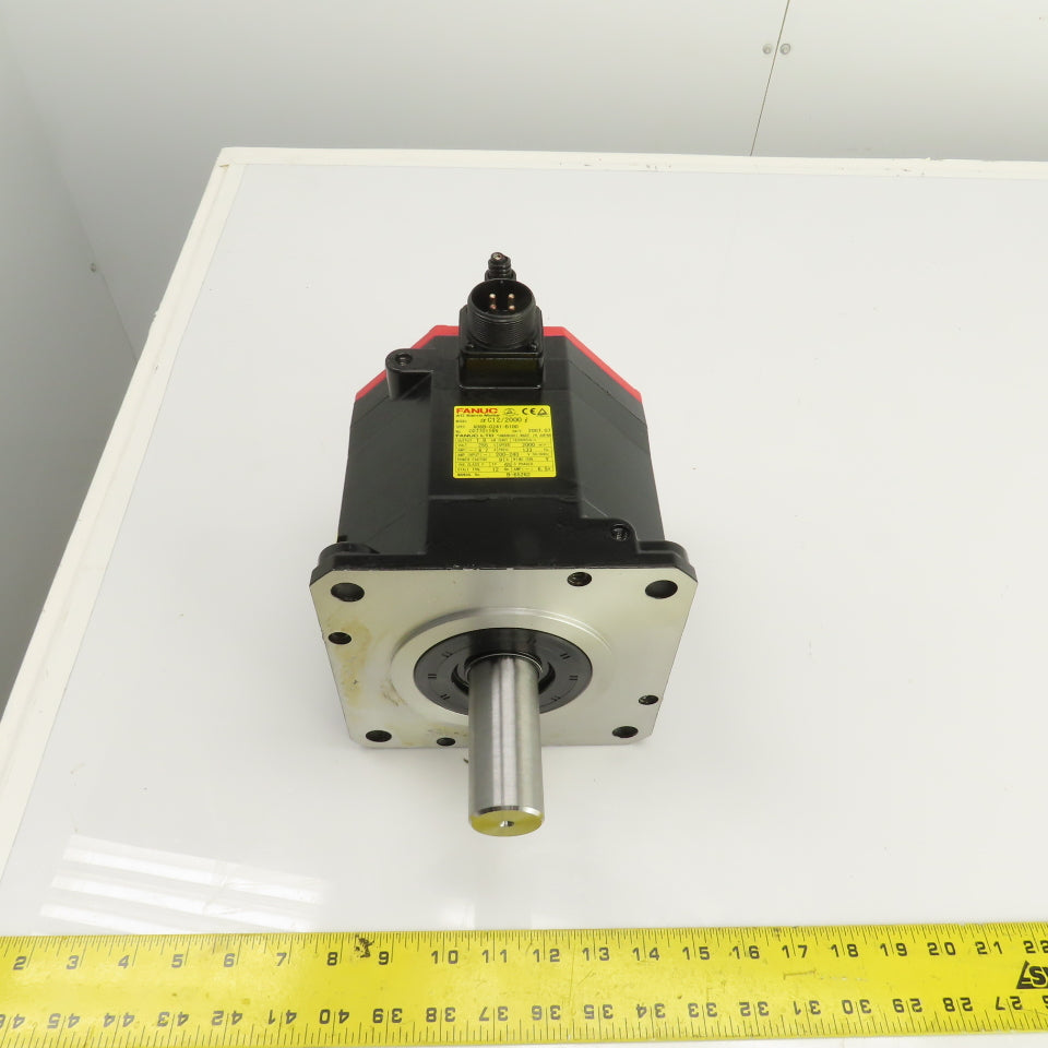 Fanuc A06B-0241-B100 1.8kW AC Servo Motor 2000RPM 255V 3PH W/ Pulsecoder
