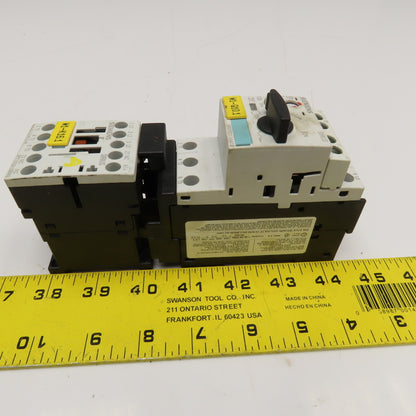 Siemens 3RT1015-1BB42 600V Contactor 1.1-1.6A 0.7-1.0A 0.14-0.2A Trip Lot Of 3