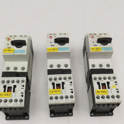 Siemens 3RT1015-1BB42 600V Contactor 1.1-1.6A 0.7-1.0A 0.14-0.2A Trip Lot Of 3