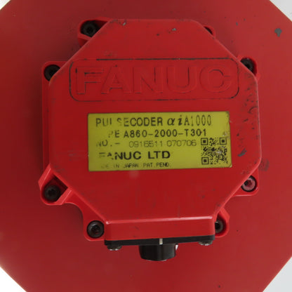 Fanuc A06B-0246-B400 3.0kW AC Servo Motor 2000RPM 234V 3PH W/ Pulsecoder & Brake