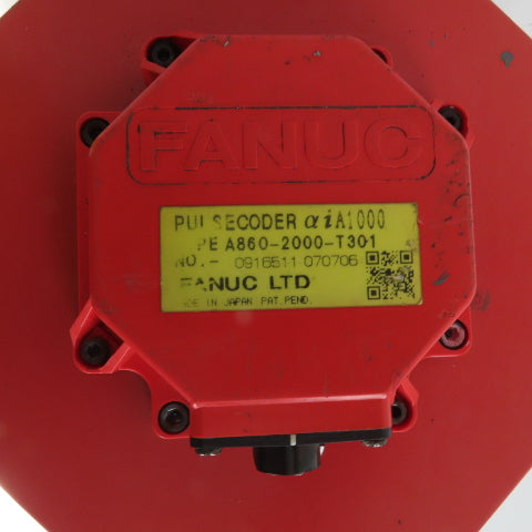 Fanuc A06B-0246-B400 3.0kW AC Servo Motor 2000RPM 234V 3PH W/ Pulsecoder & Brake