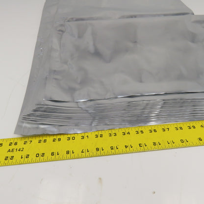 30" x 20" 7 Mil 5 Gal Mylar Heat Seal Open Bottom Storage Bags Lot Of 18