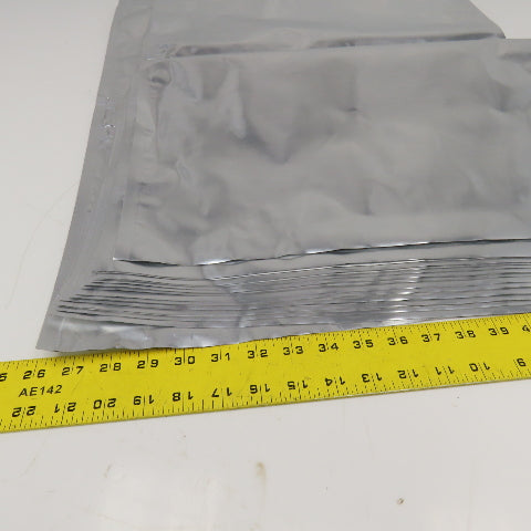 30" x 20" 7 Mil 5 Gal Mylar Heat Seal Open Bottom Storage Bags Lot Of 18