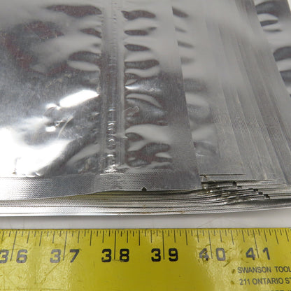 30" x 20" 7 Mil 5 Gal Mylar Heat Seal Open Bottom Storage Bags Lot Of 18