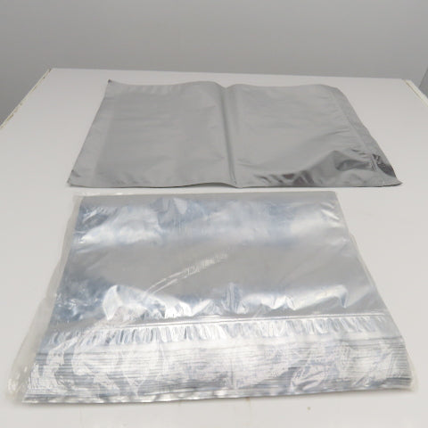 30" x 20" 7 Mil 5 Gal Mylar Heat Seal Open Bottom Storage Bags Lot Of 25