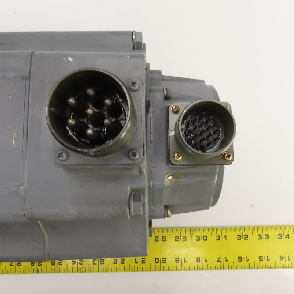 Mitsubishi HA100NC-S AC Servo Motor 35mm Shaft 2.0KW 2000RPM W/Encoder