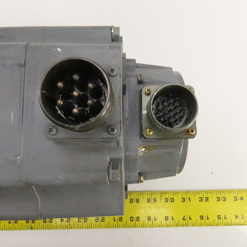 Mitsubishi HA100NC-S AC Servo Motor 35mm Shaft 2.0KW 2000RPM W/Encoder