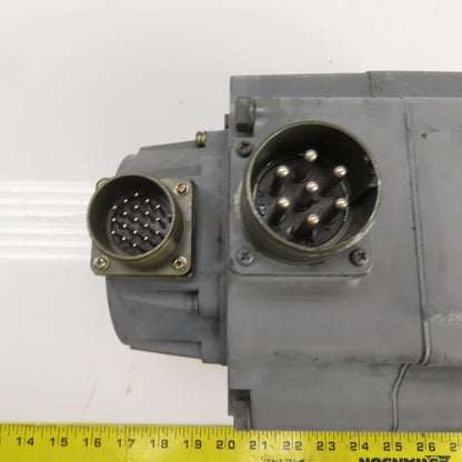 Mitsubishi HA100NC-S AC Servo Motor 35mm Shaft 2.0KW 2000RPM W/Encoder
