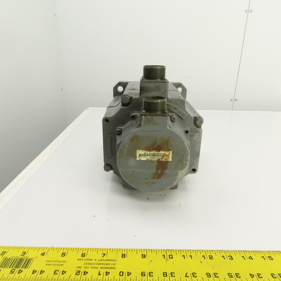 Mitsubishi HA100NC-S AC Servo Motor 35mm Shaft 2.0KW 2000RPM W/Encoder