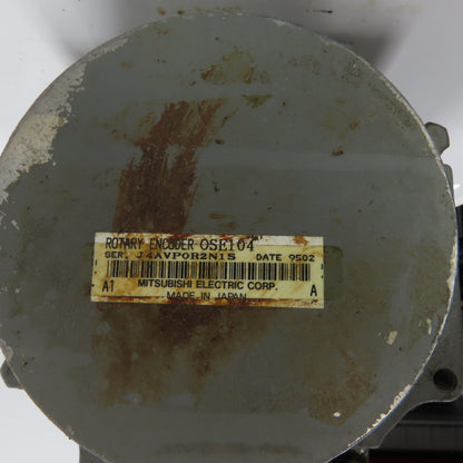 Mitsubishi HA100NC-S AC Servo Motor 35mm Shaft 2.0KW 2000RPM W/Encoder