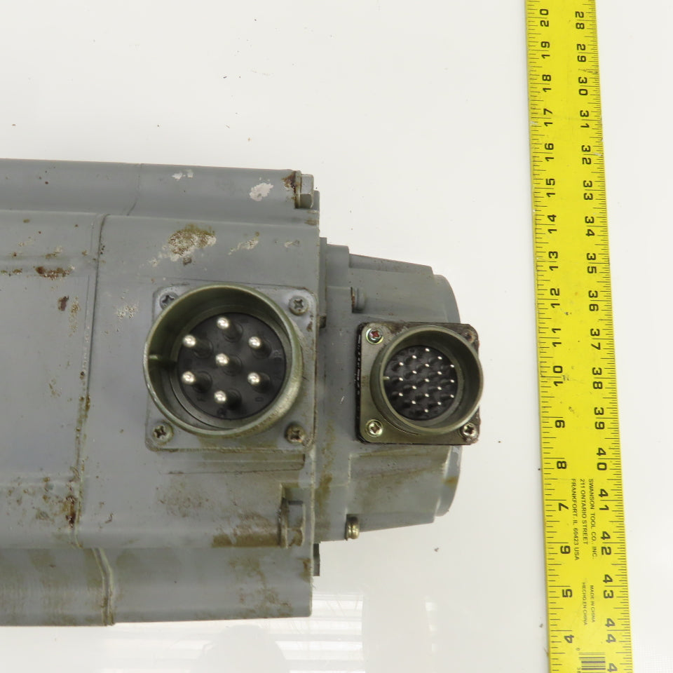 Mitsubishi HA100NC-S AC Servo Motor 35mm Shaft 2.0KW 2000RPM W/Encoder