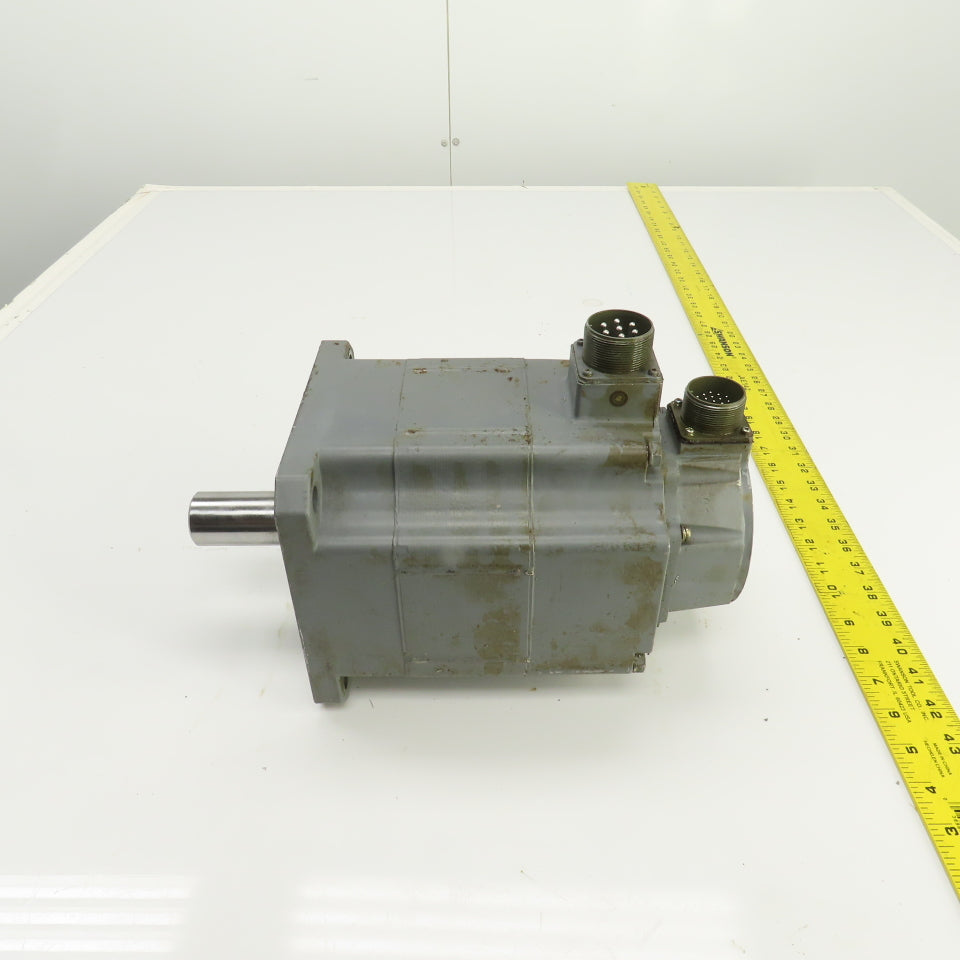 Mitsubishi HA100NC-S AC Servo Motor 35mm Shaft 2.0KW 2000RPM W/Encoder