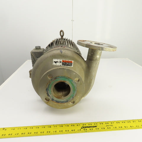Cherry Burrell U2085 20HP Sanitary Centrifugal Pump 230/460V 3PH 840GPM 342' H