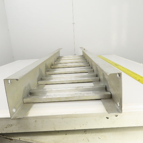 Square D Aluminum Ladder Cable Tray Straight Section 52" L x 12" W x 4-1/2" H