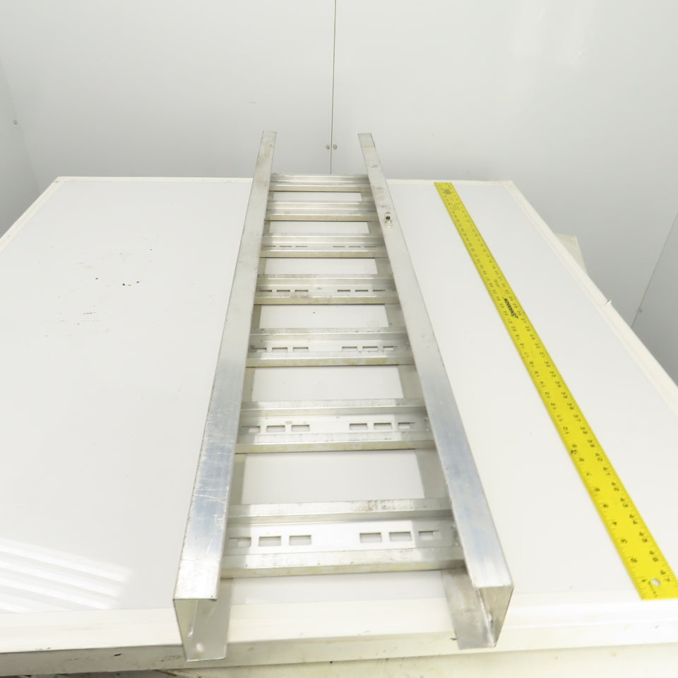 Square D Aluminum Ladder Cable Tray Straight Section 52" L x 12" W x 4-1/2" H