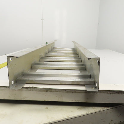 Square D Aluminum Ladder Cable Tray Straight Section 52" L x 12" W x 4-1/2" H