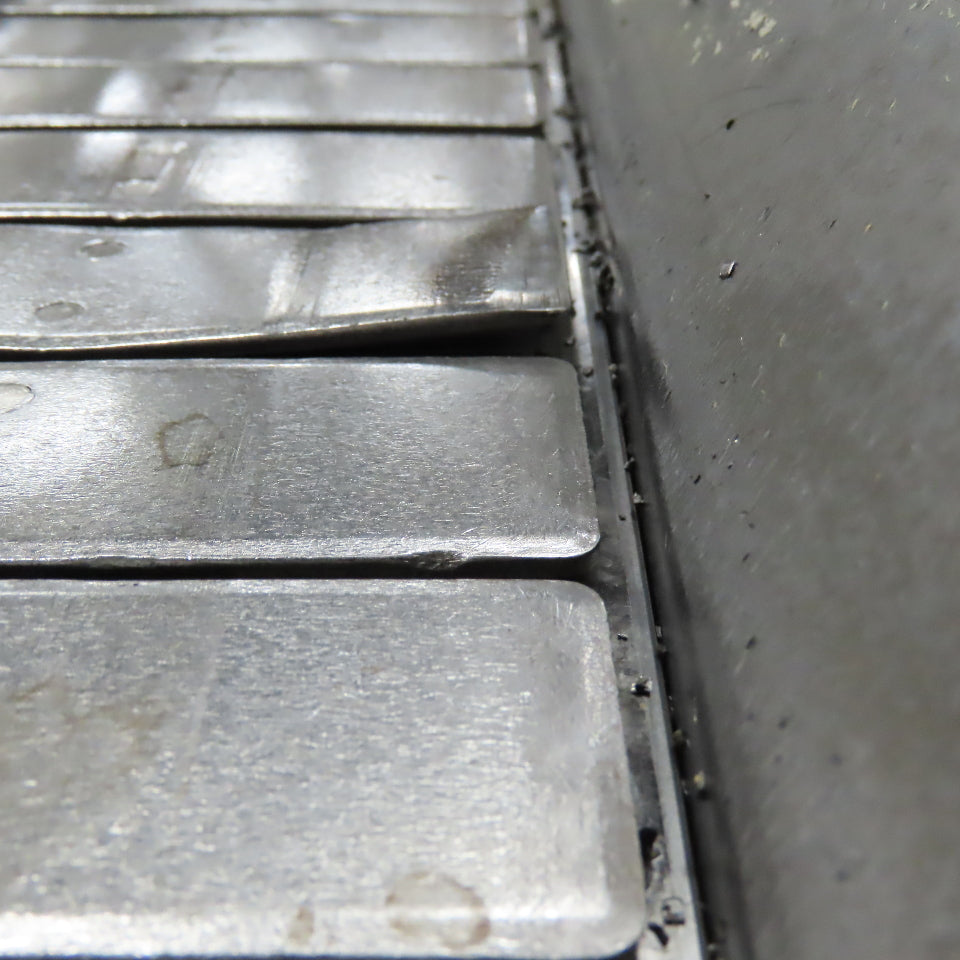 4-1/2" x 74" Steel Table Top Small Parts Conveyor 230/460V 60FPM