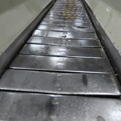 4-1/2" x 74" Steel Table Top Small Parts Conveyor 230/460V 60FPM
