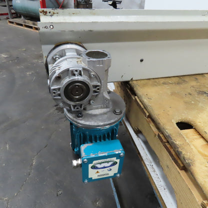 4-1/2" x 74" Steel Table Top Small Parts Conveyor 230/460V 60FPM