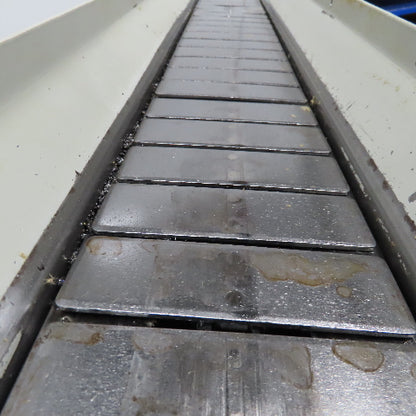 4-1/2" x 74" Steel Table Top Small Parts Conveyor 230/460V 60FPM