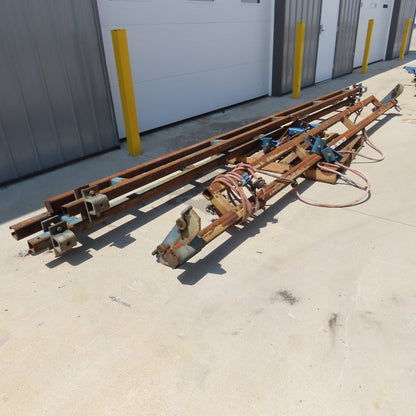Gorbel 1000lbs. Ceiling Mount Bridge Crane 172'' Wide x 17' Run 14.5' Travel