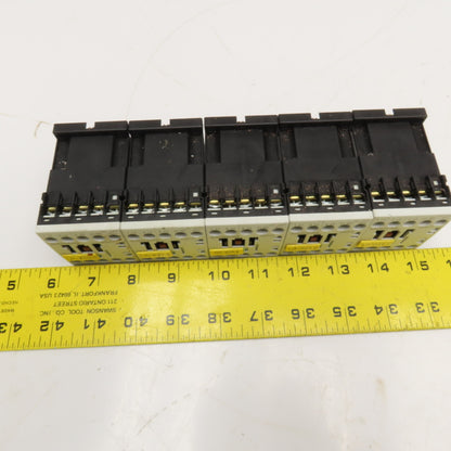 Siemens 3RH1015-1BB42 600V 16A Contactor 24VDC Coil Lot Of 5