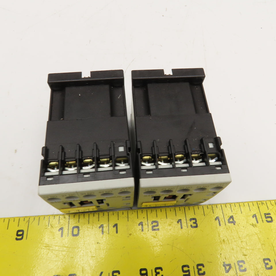 Siemens 3RH1131-1BB40 600V 10A Contactor 24VDC Coil Lot Of 2