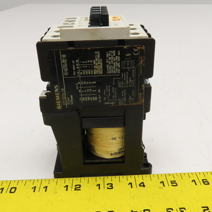 Siemens 3TF3200-0B 600V 30A 10Hp Contactor 24VDC Coil