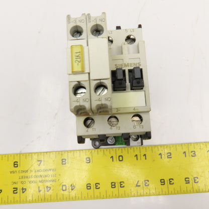 Siemens 3TF3200-0B 600V 30A 10Hp Contactor 24VDC Coil