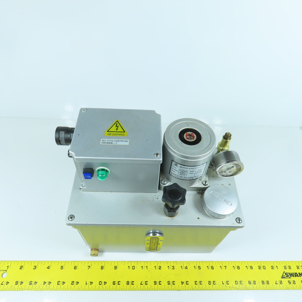 Electric Lubricator Pump 4 Liter 220V 1PH Tested Changhua CEVB-II Style