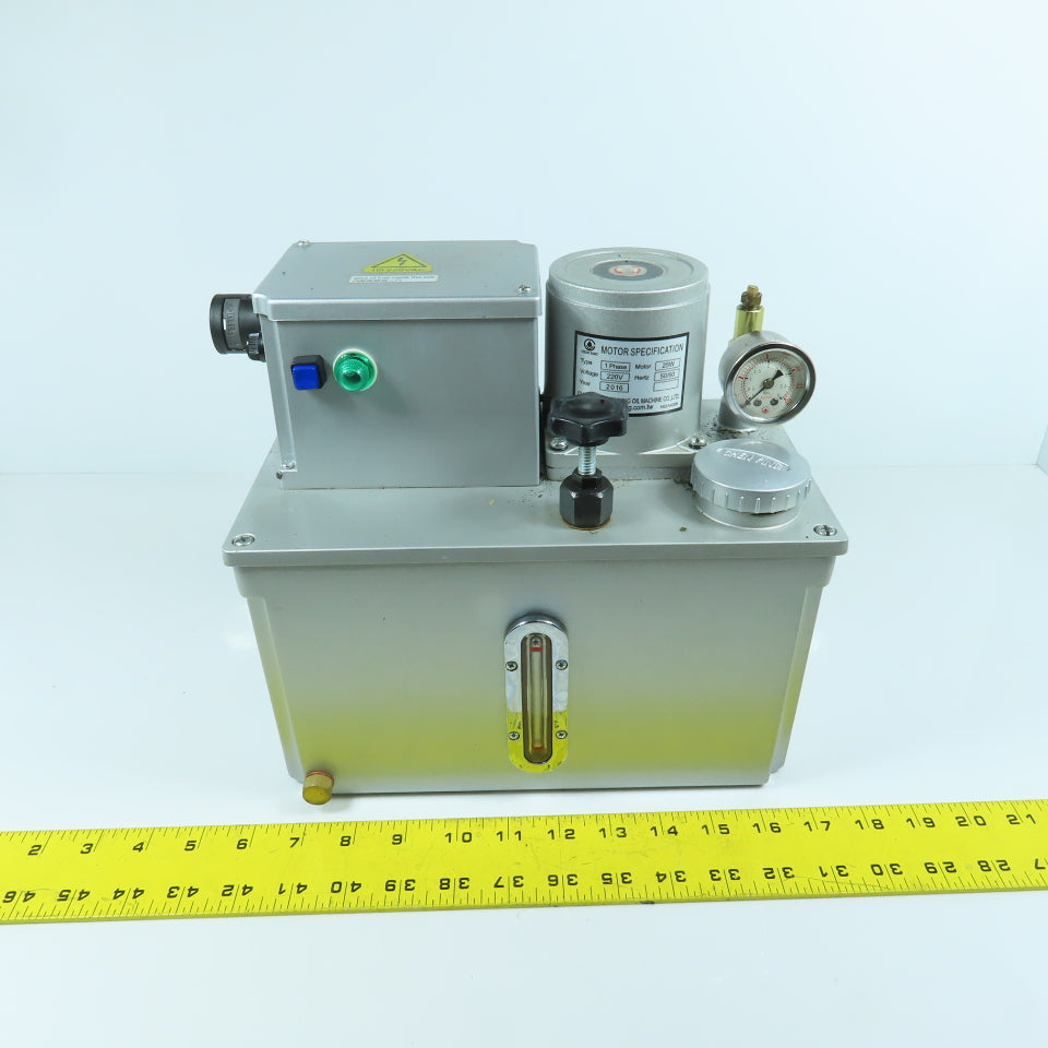 Electric Lubricator Pump 4 Liter 220V 1PH Tested Changhua CEVB-II Style