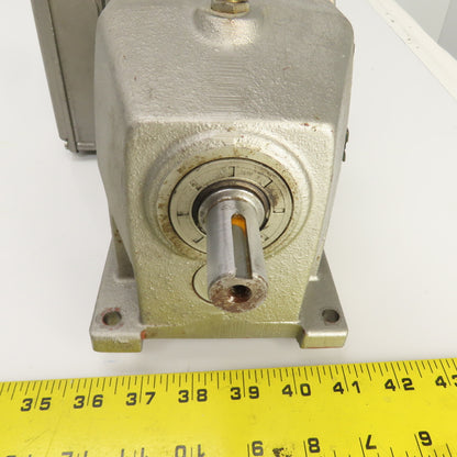 Nord SK 02-71 S/4 BRE5 HL 0.33HP Inline Gear Motor 32RPM 230/460V 3PH 646 Torq