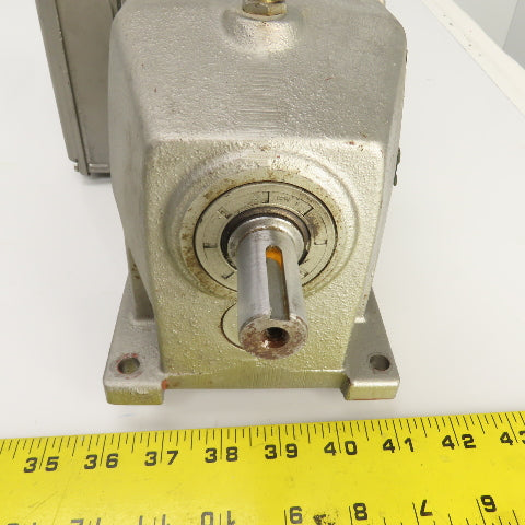 Nord SK 02-71 S/4 BRE5 HL 0.33HP Inline Gear Motor 32RPM 230/460V 3PH 646 Torq