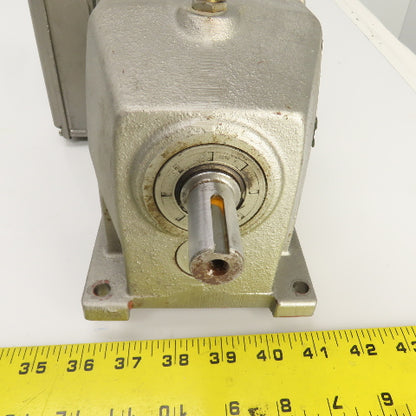 Nord SK 02-71 S/4 BRE5 HL 0.33HP Inline Gear Motor 32RPM 230/460V 3PH 646 Torq