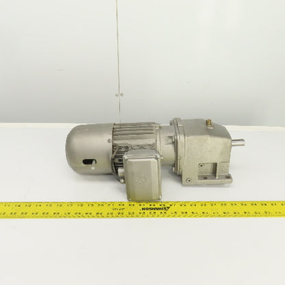 Nord SK 02-71 S/4 BRE5 HL 0.33HP Inline Gear Motor 32RPM 230/460V 3PH 646 Torq