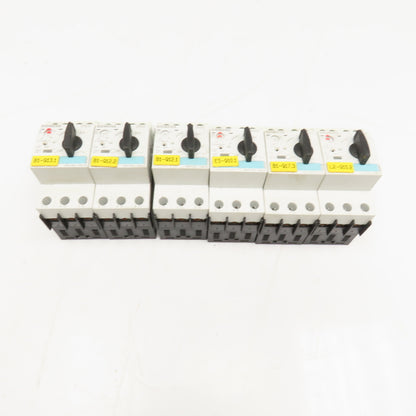 Siemens 3RV1021 600V Misc. Manual Motor Controller Lot Of 6 See Info