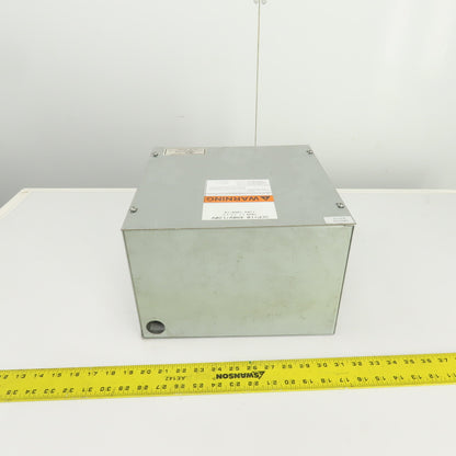 Hoffman ASE12X12X8NK 12 x 12" x 8" Screw Cover Electrical Enclosure Junction Box
