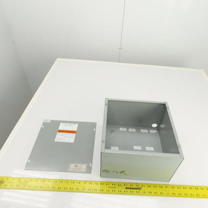 Hoffman ASE12X12X8NK 12 x 12" x 8" Screw Cover Electrical Enclosure Junction Box