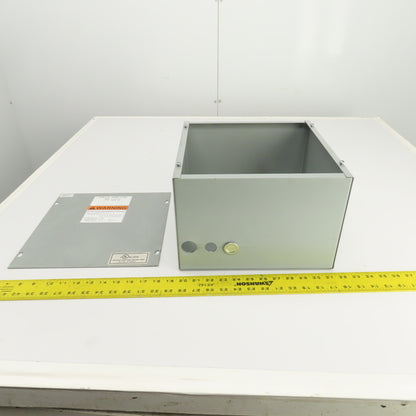 Hoffman ASE12X12X8NK 12 x 12" x 8" Screw Cover Electrical Enclosure Junction Box