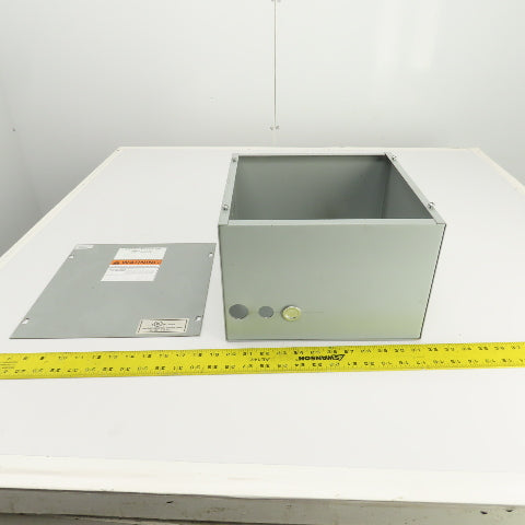 Hoffman ASE12X12X8NK 12 x 12" x 8" Screw Cover Electrical Enclosure Junction Box