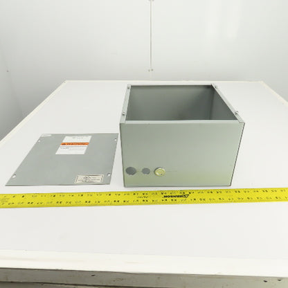 Hoffman ASE12X12X8NK 12 x 12" x 8" Screw Cover Electrical Enclosure Junction Box